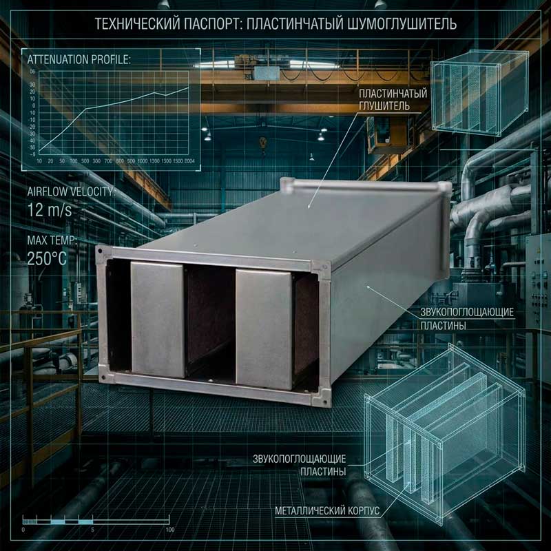 Промышленные шумоглушители