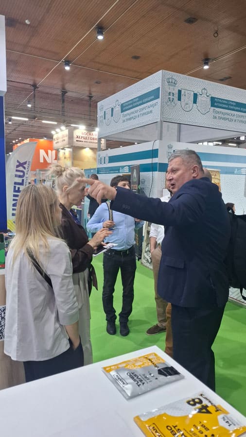 Коллективный стенд на Novi Sad International Agricultural Fair 2026